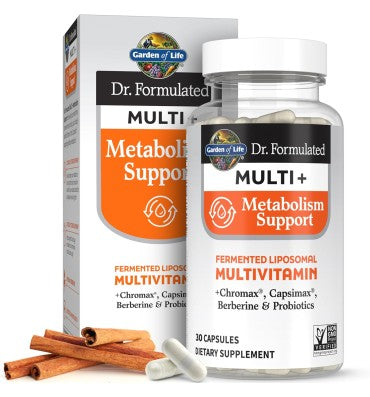 Garden of Life Dr. Formulated, Multi+, soporte para Metabolismo. 30 caps.
