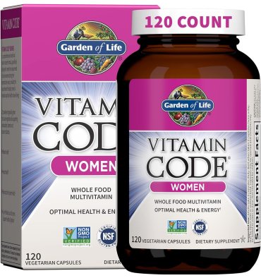 Multivitamínico RAW para Mujeres. 120 Vcaps