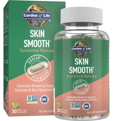 Garden of Life, Skin Smooth cápsula doble. 30ct