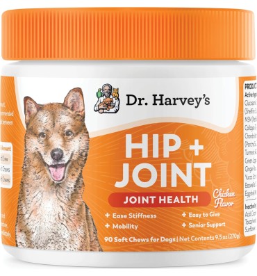 Hip and Joint for Dogs, Daily Mobility Supplement. 90 chews