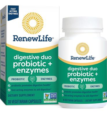 Probióticos y Enzimas Digestivas Duo. 30 vcaps