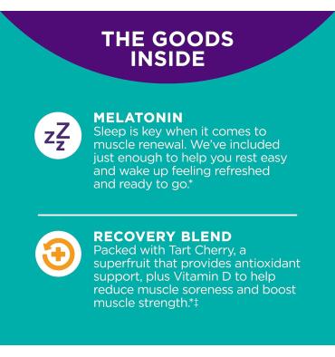 Gomitas de Sueño para Recuperación Muscular. 40 gomitas