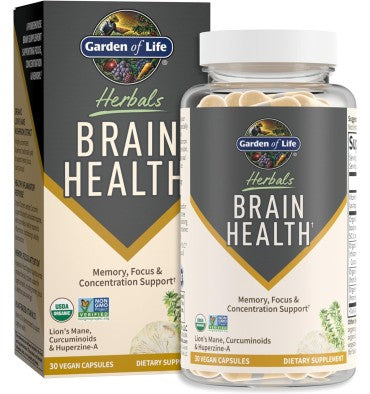 Suplemento Herbal para Cerebro con Melena de León y Cúrcuma. 30 vcaps