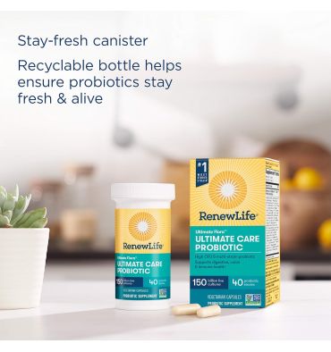 Probióticos Ultimate Flora Cuidado Intensivo 150 billones. 30 vcaps