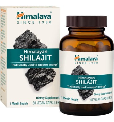Shilajit Resin with Fulvic Acid. 60 caps