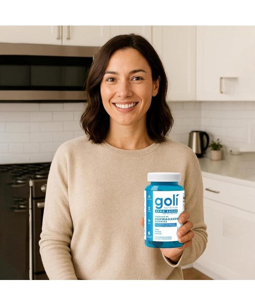 Goli, Ashwagandha sin Azúcar y Hierbas. 60 gomitas