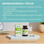 Himalaya, Ashwagandha, Bacopa y B12, soporte Claridad Mental . 60 Vcaps