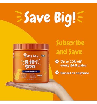 Multivitamínico Natural para Perros 8 en 1, 90 chews