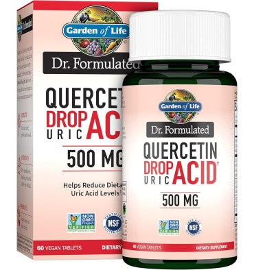 Quercetina Ácido Úrico. Vitamina C, Probióticos. 60 tabletas.