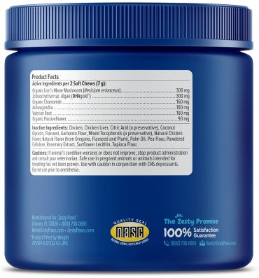 Senior Advanced Calming & Cognition, soporte Sistema Nervioso y Cerebro. 90 chews