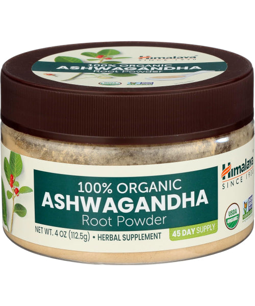 Himalaya, Raíz de Ashwagandha Orgánica en polvo. 112.5 mg