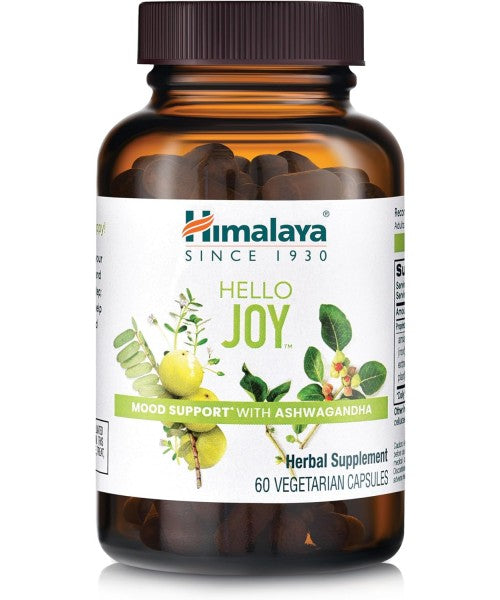 Himalaya, "Hello Joy" Ashwagandha soporte Equilibrio Emocional. 60 caps