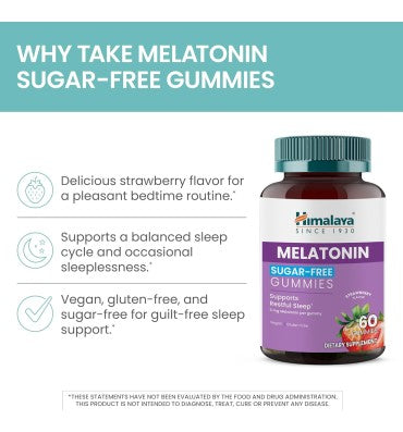 Melatonina (3 mg) Libre de Azúcar sabor Fresa. 60 gomitas