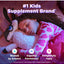 OLLY, Kids Sleep, soporte para descanso nocturno sabor Raspberry. 50, 70 y 90 gomitas
