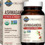 Garden of Life Organics, Ashwagandha y Gengibre Orgánico. 60 Vtabs
