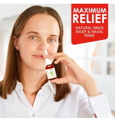 Gotas Spary Nasal Natural Máximo Alivio con Capsico y Xilitol. 1.5 oz