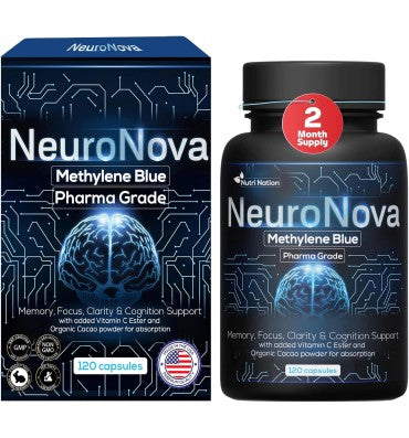 Azul de Metileno Grado farmacéutico. 120 caps.