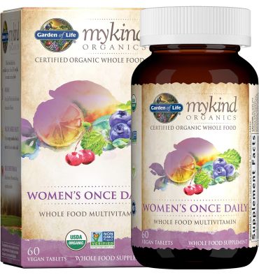 Multivitamínico Orgánico para Mujer, 1 Diaria. 60 Vtabs