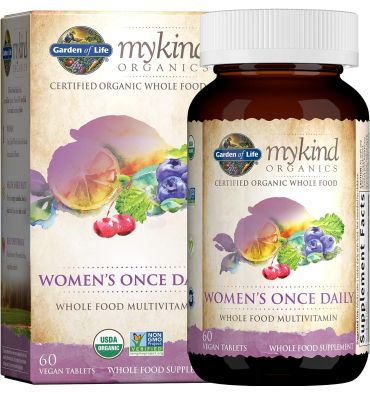 Multivitamínico para Mujer, 1 Diaria. 60 tabletas veganas
