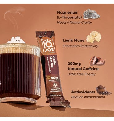 Café Instantáneo con Adaptógenos y Magnesio. 40 pack