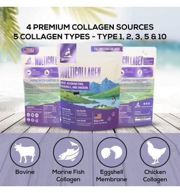 Péptidos de Multicolágeno para Perros. 283.5 gr