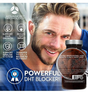 Bloqueador DHT para Mujer y Hombre. 120 caps.