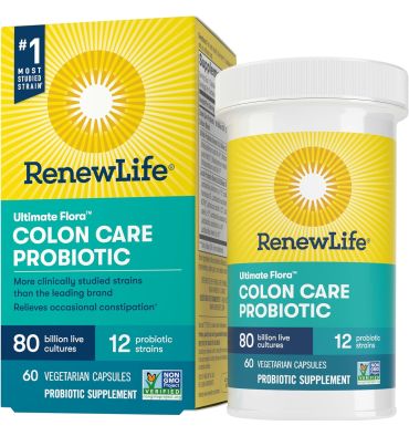 Probióticos Ultimate Flora Cuidado para Colon 80 billones. 60 cápsulas