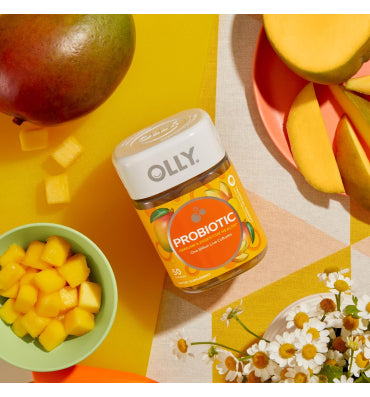 OLLY, Probiotic, soporte sistema Digestivo e Inmune sabor Tropical Mango. 50 y 80 gomitas