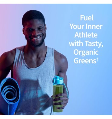 Organic Greens con Hongos, Probióticos y Vitaminas sin sabor. 270 gr.