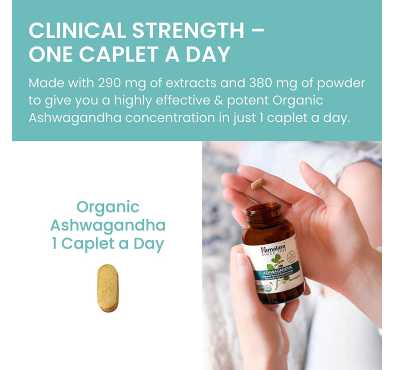Himalaya, Ashwagandha Orgánico. 30, 60 y 90 tabletas
