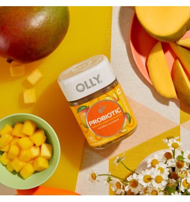 Probióticos en Gomitas sabor Tropical Mango. 80 Gomitas