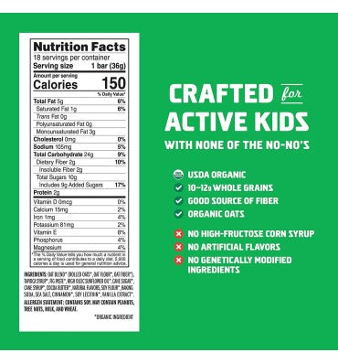 Z Bar Organic Variety Pack. 36 barras