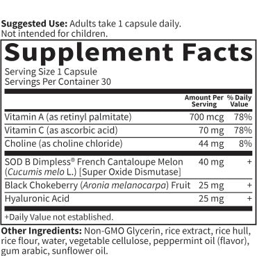 Garden of Life, Skin Smooth cápsula doble. 30ct