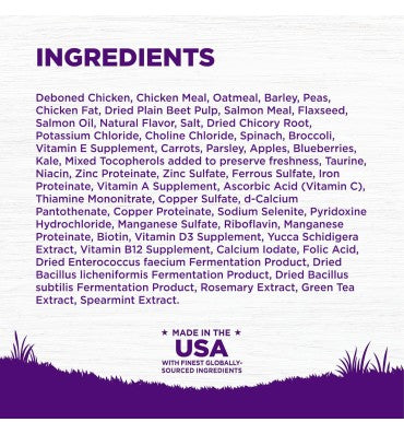 Alimento Natural para Cachorro, Pollo, Salmon y Avena. 3 opciones