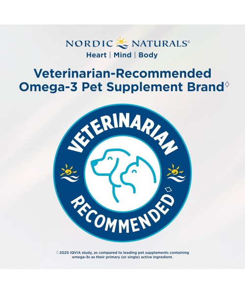 Nordic Naturals, Joint Support and Omega para Perros. 30 chews.