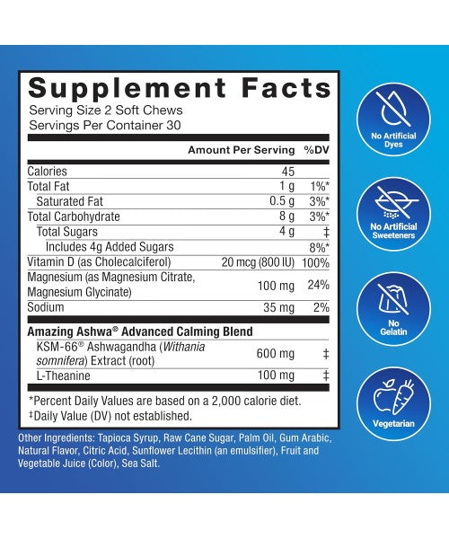 Force Factor, Ashwagandha KSM-66. 60 gomitas