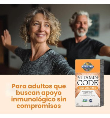 Garden of Life Vitamin Code, Vitamina C Raw, soporte Sistema Inmune. 2 opc