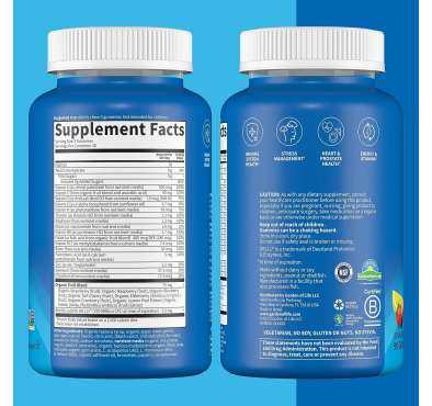 Multivitamínico para Hombre y Zinc Berries. 90 gomitas