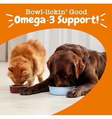 Aceite de Pescado Salvaje de Alasca Omega 3 para Perros y Gatos. 946 ml.