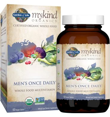 Multivitamínico Orgánico para Hombre 1 diaria. 60 tabs veg