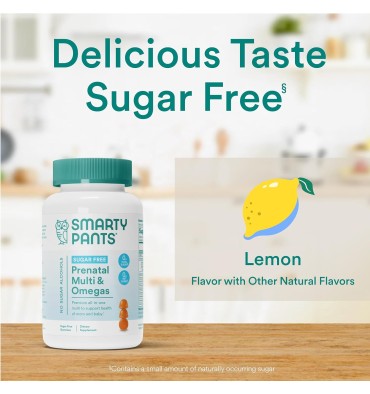 Multivitamínico Prenatal + Omegas Libre de Azúcar. 60 Gomitas