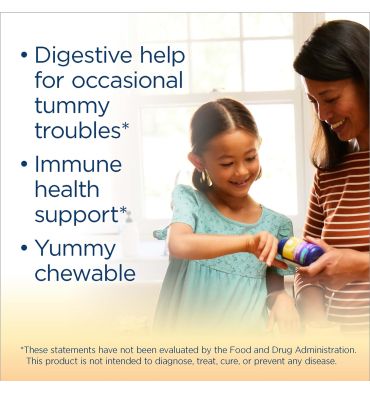 Probióticos para Niños Ultimate Flora sabor Berries 3 billiones. 30 tabs masticables