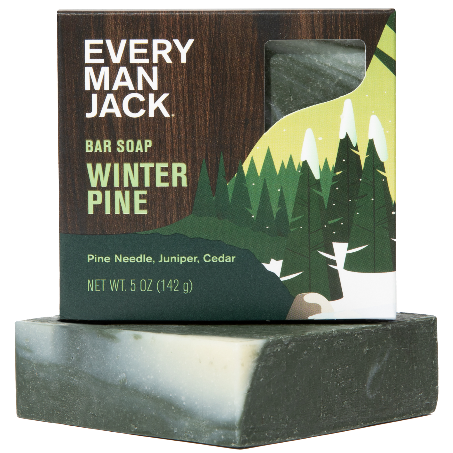 Jabón en Barra Cold Press Winter Pine. 142 gr. - Every Man Jack