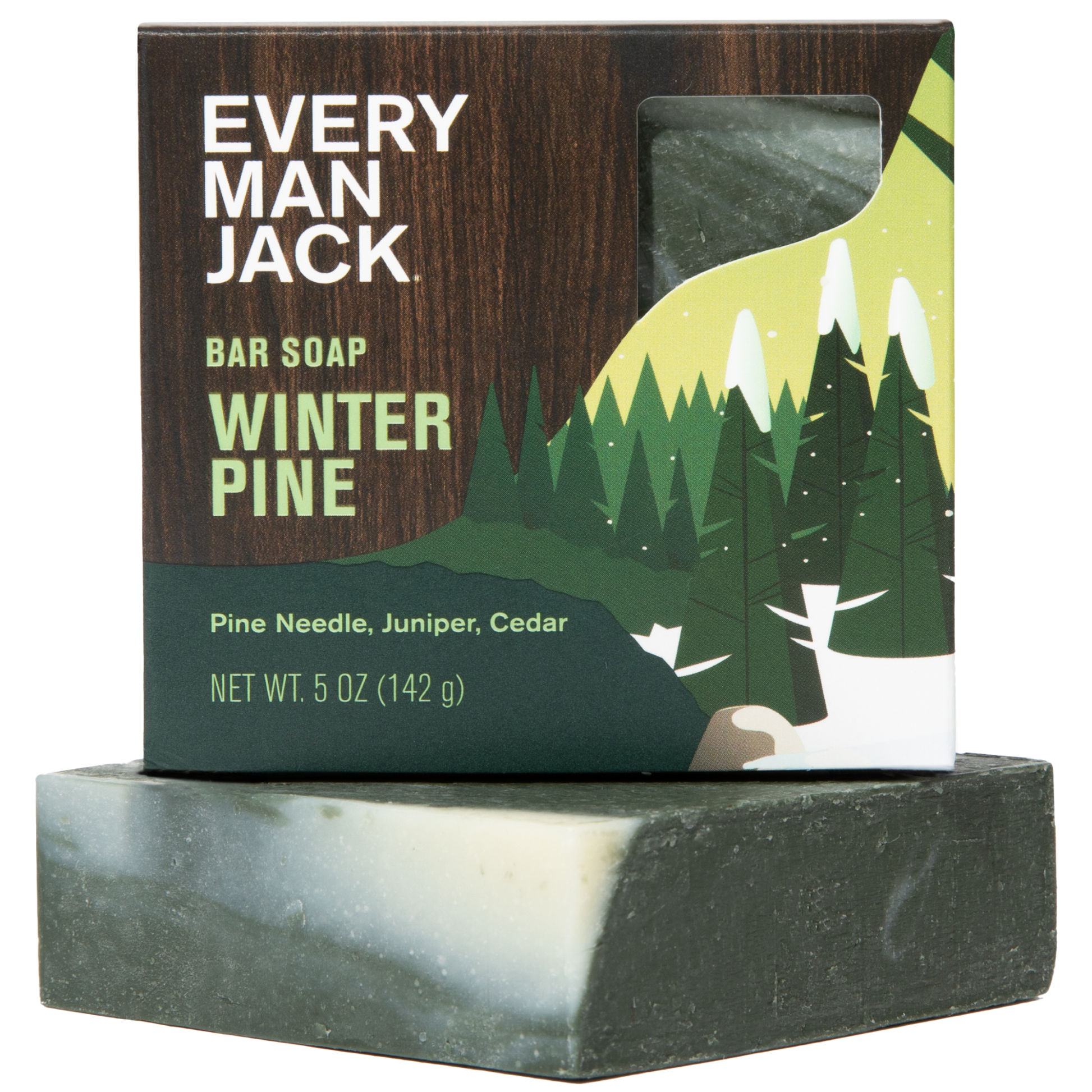Jabón en Barra Cold Press Winter Pine. 142 gr. - Every Man Jack