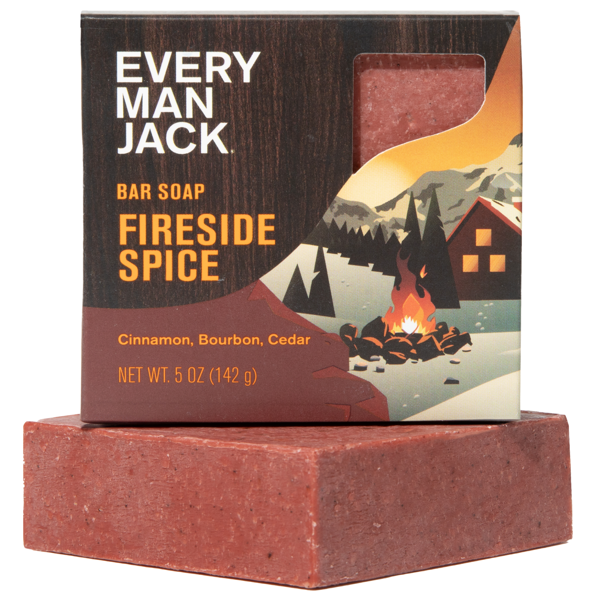 Jabón en Barra Cold Press Fireside Spice. 142 gr. - Every Man Jack