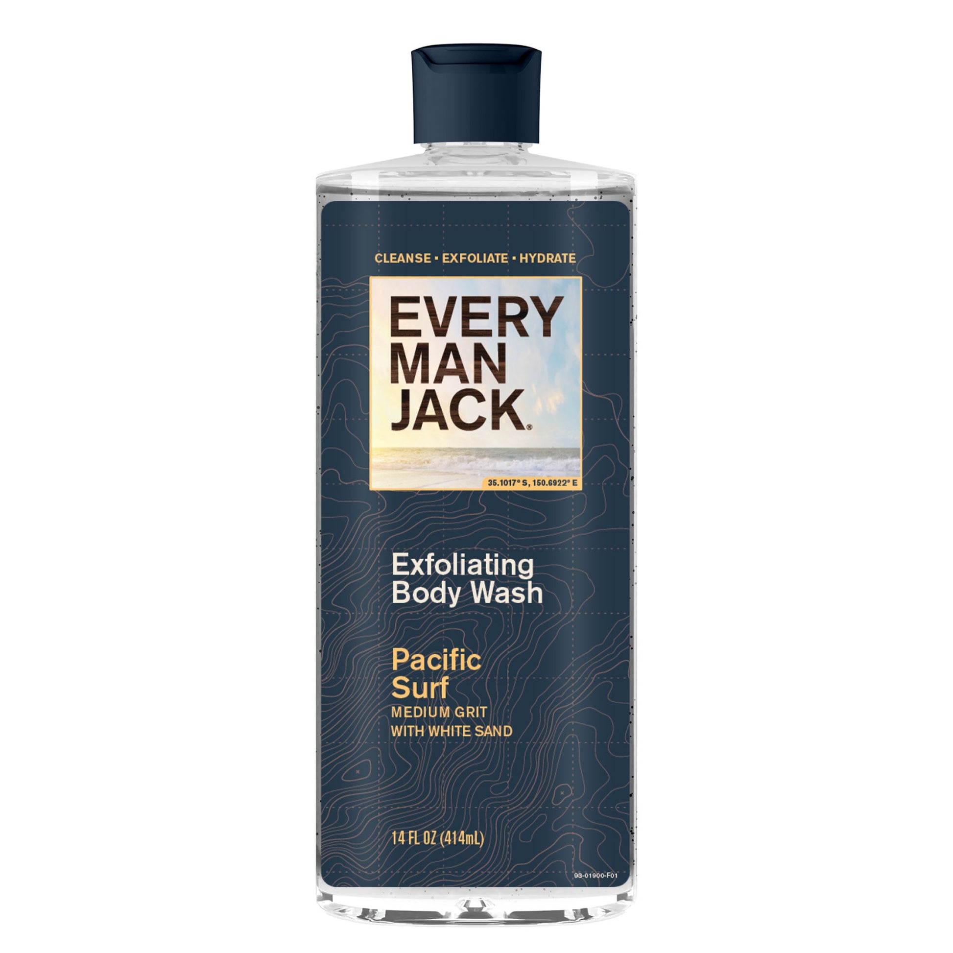 Body Wash Exfoliante Pacific Surf. 414 ml. - Every Man Jack