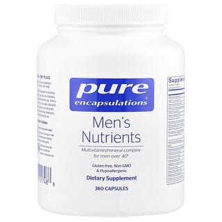 Multivitamínico y Minerales para Hombre 40+. 360 caps.