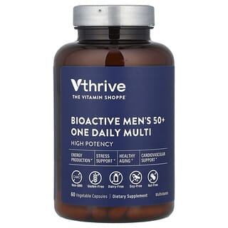 Multivitamínico para Hombre 50+, Bioactive, 1 al día, activo. 60 Vcaps.
