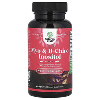 Myo + D-Chiro Inositol with Choline, 60 caps