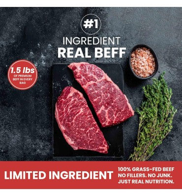 Snacks de Proteína de Carne, Freeze Dried para Perros. 6 oz.